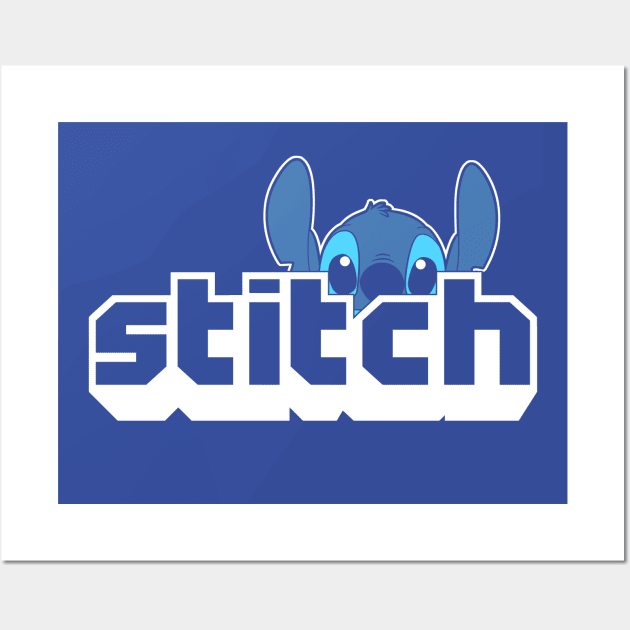 Stitch Wall Art by scribblejuice